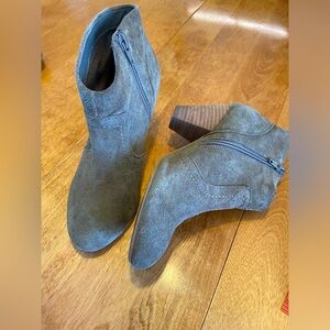 Women’s tan suede ankle boots